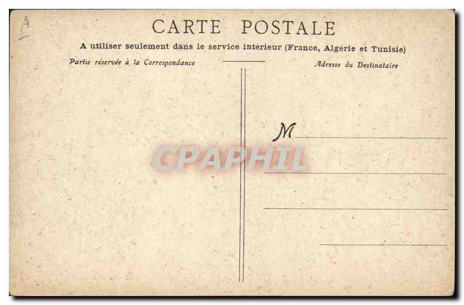 CPA Bateau de Guerre Saint Louis Cuirasse a tourelles — Verso