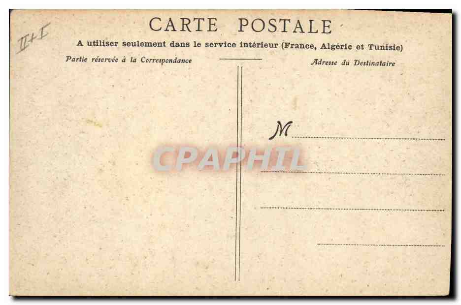 CPA Bateau de Guerre Saint Louis Cuirasse a tourelles — Verso