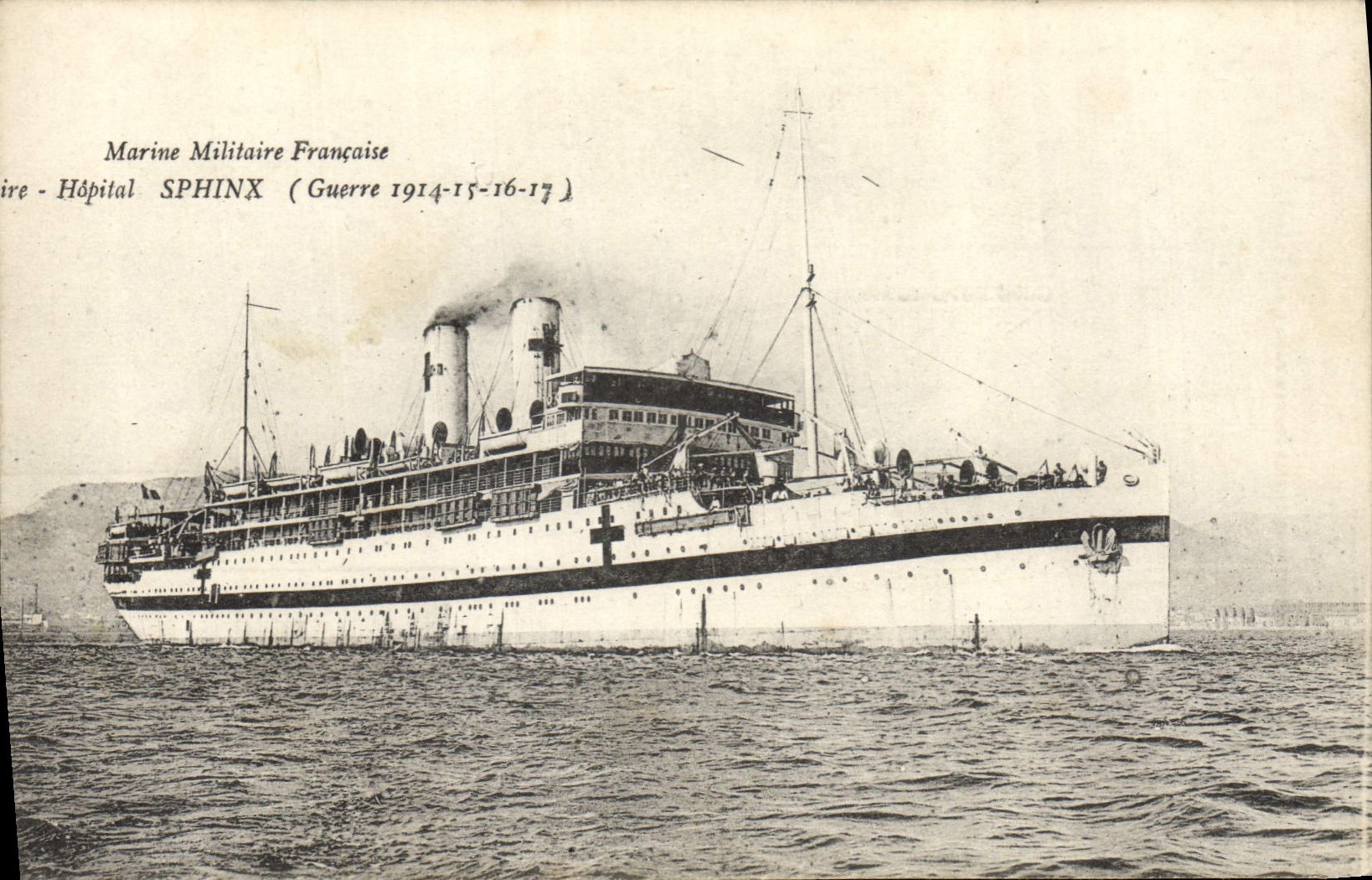 Hospital Sphinx — Marina Militar Francesa — Guerra 1914-16-17