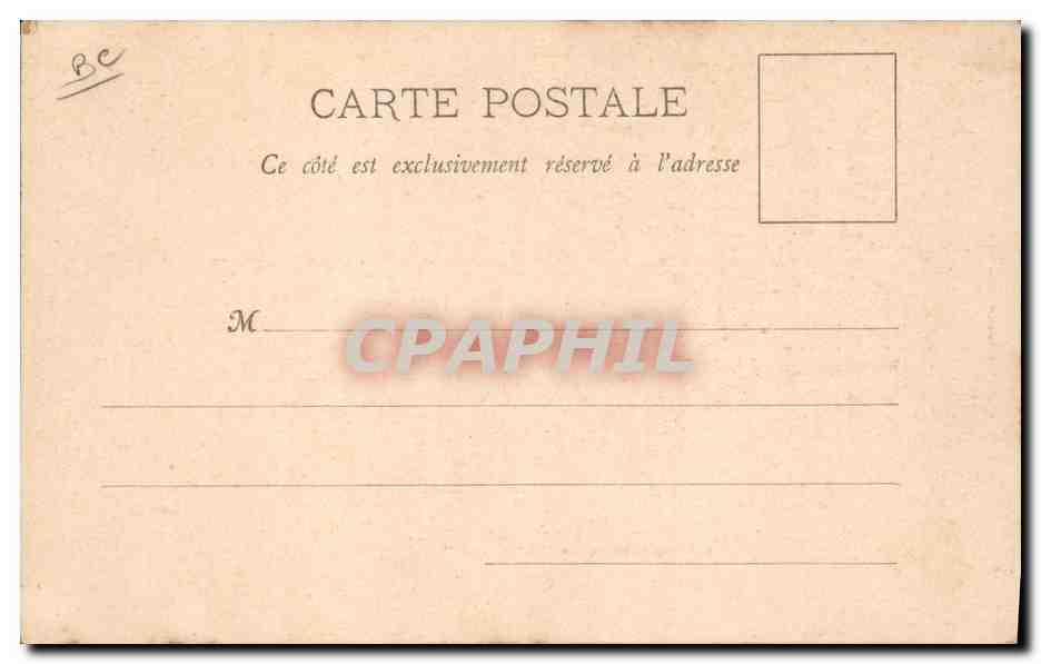 CPA Bateau de Guerre L'aviso torpilleur Ste Barbe — Verso