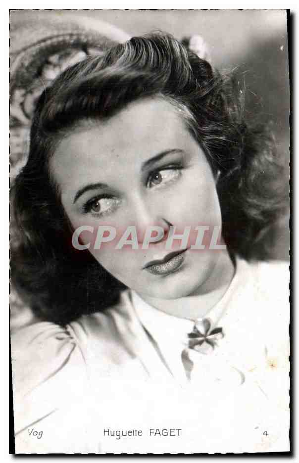 CPM Cinema Huguette Faget 