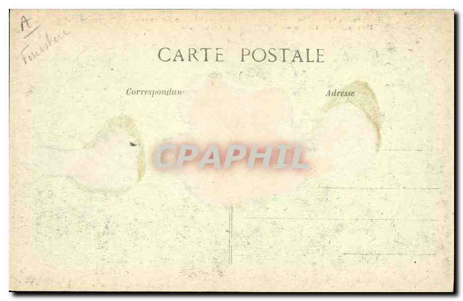CPA Folklore Chateaulin Un concours de costumes Cornouailles  — Verso