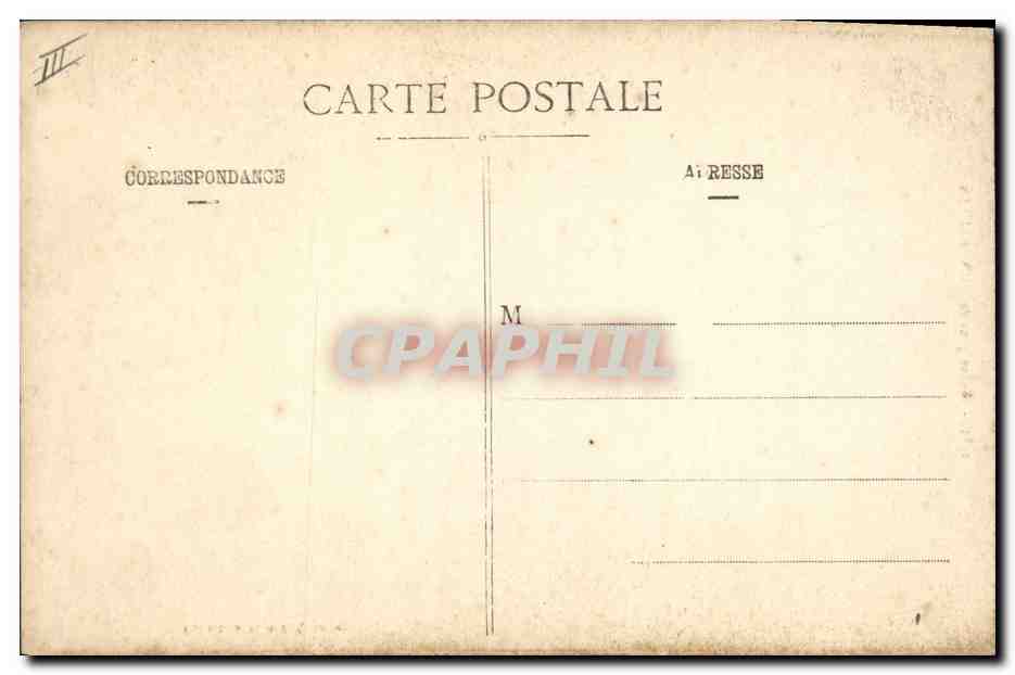 CPA Folklore Jeunes gens de Chateaulin  — Verso