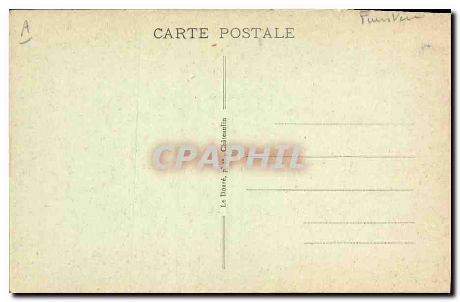CPA Folklore Costume des grand meres de Chateaulin Le Faou Dineault Argol  — Verso