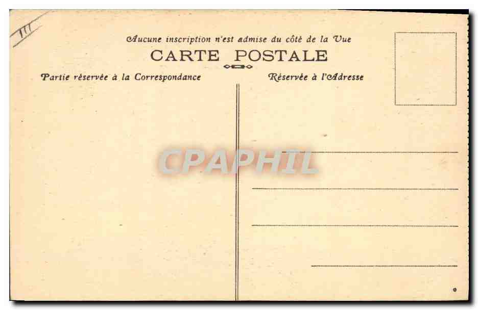CPA Folklore Filandiere a la Quenouille du pays de Chateaulin  — Verso