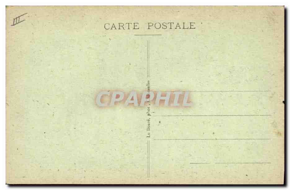 CPA Folklore Plougastel Daoulas Costume des femmes vu de face et de dos  — Verso