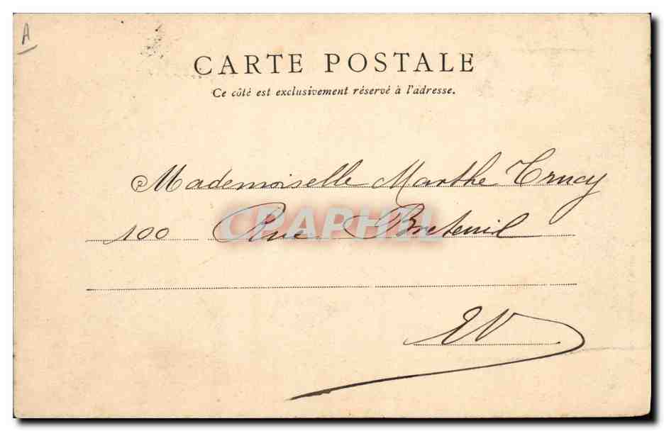 CPA Folklore Douarnenez Toilette de mariee Mariage  — Verso