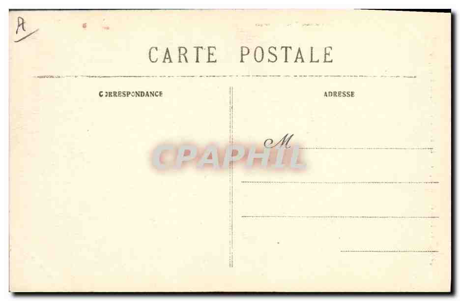 CPA Folklore Jeune fille de Quimper  — Verso