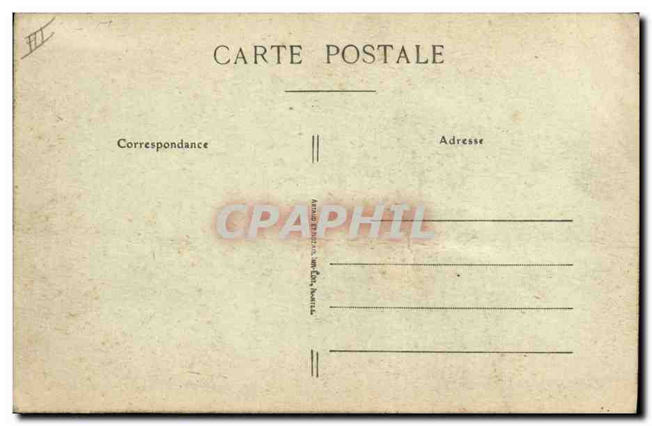 CPA Folklore Coiffes de Plubigner  — Verso
