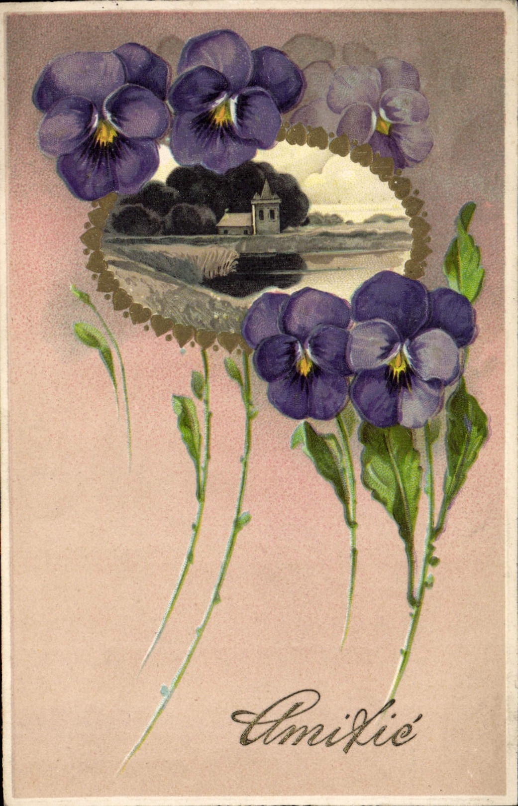 CPA Fantaisie Fleurs 