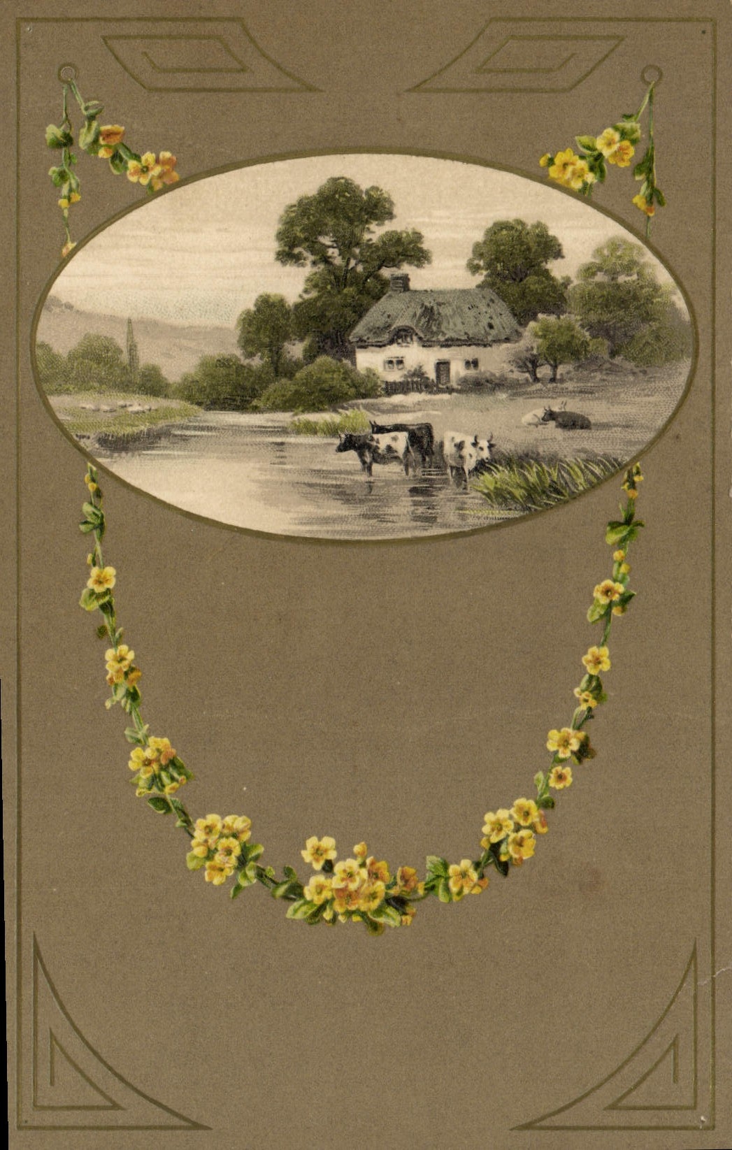 CPA Fantaisie Fleurs 
