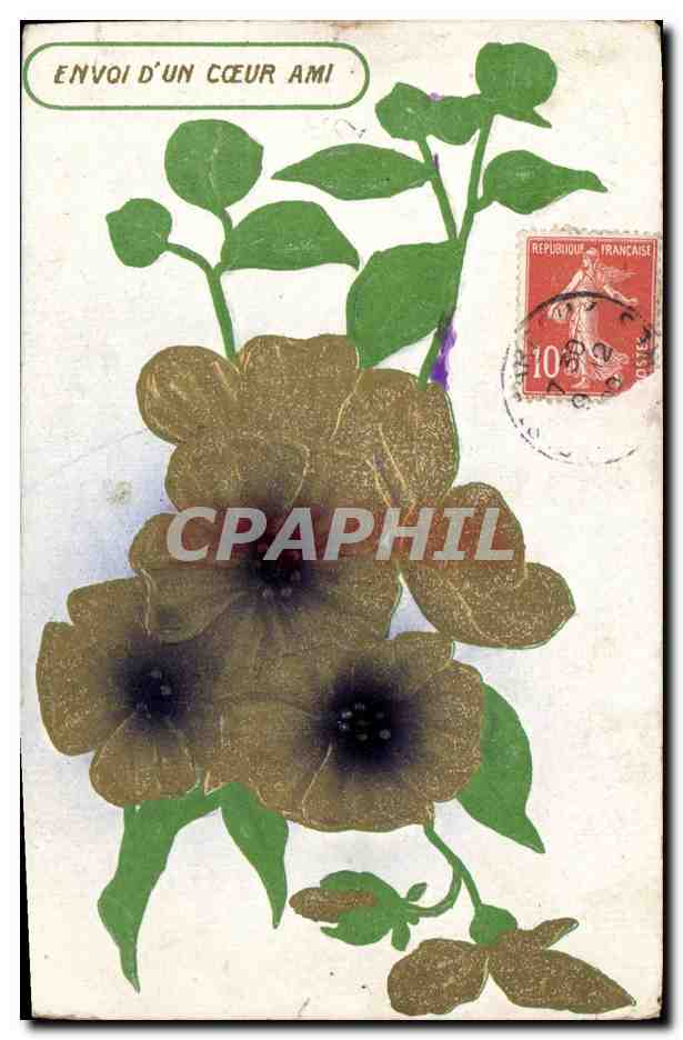 CPA Fantaisie Fleurs 