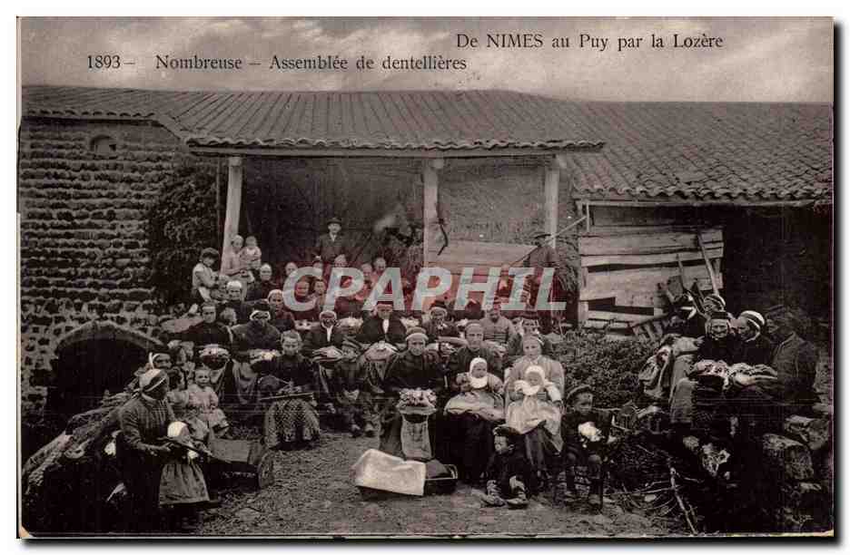 NOMBREUSE — Samenkomst van naaldspijkers — Bernard, Uitgever Nîmes
