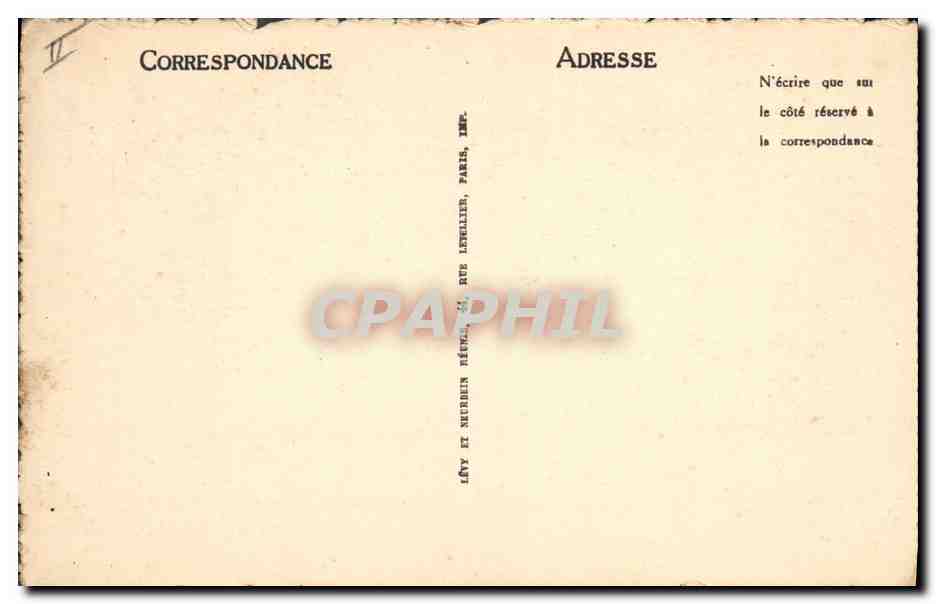 Le Velay Pittoresque — Dentellière — LL. — Verso
