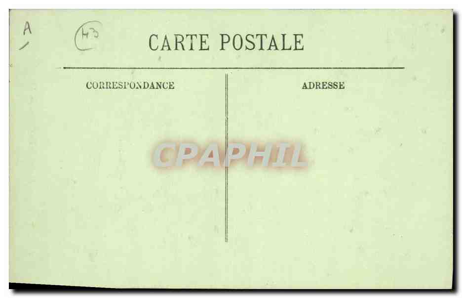 CPA Folklore Dentelle Dentelliere au cloitre Le Puy — Verso