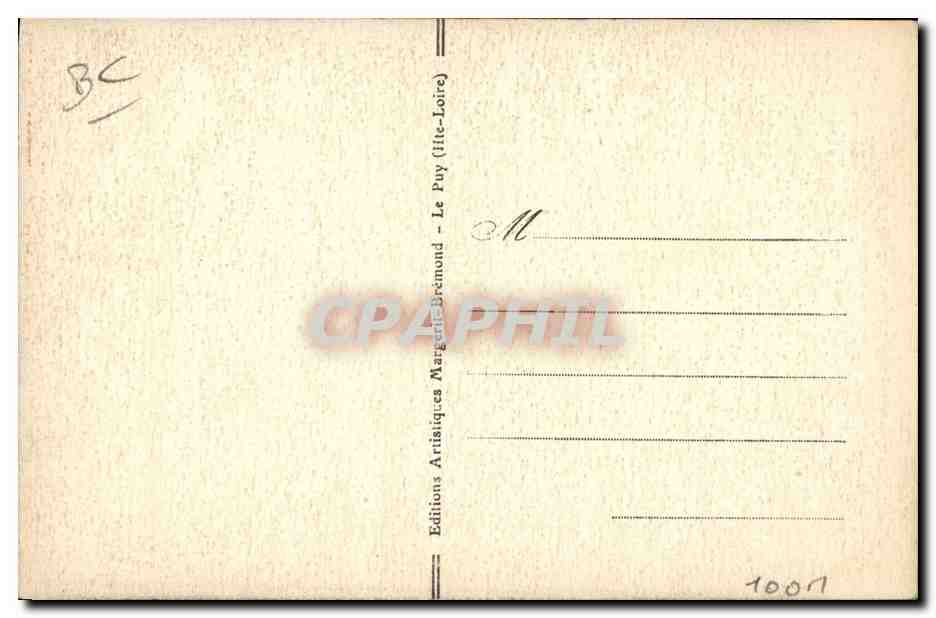 CPA Folklore Dentelle Dentelliere Craponnaise — Verso