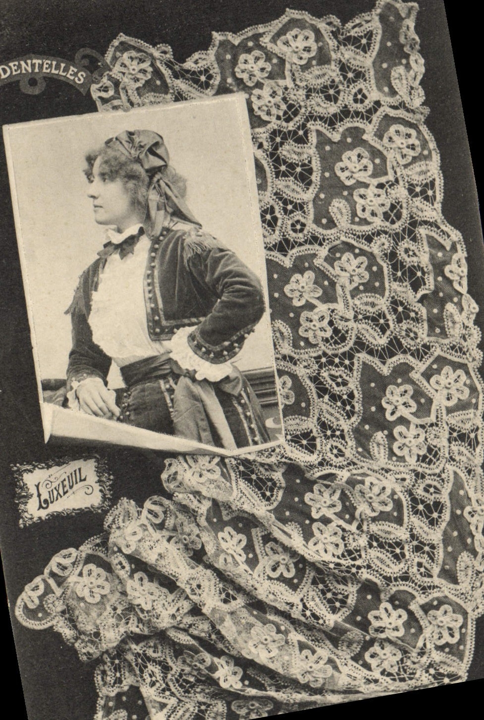 Dentelles de Luxeuil — Éditeur Luxeuil — Phototypie A. Bertivez et Cie, Nancy