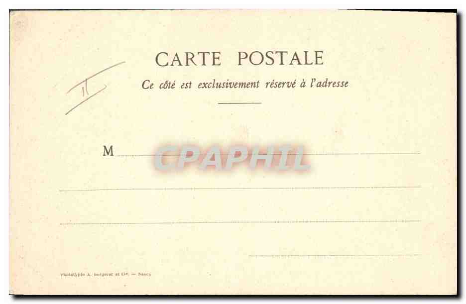 Dentelles de Luxeuil — Éditeur Luxeuil — Phototypie A. Bertivez et Cie, Nancy — Verso