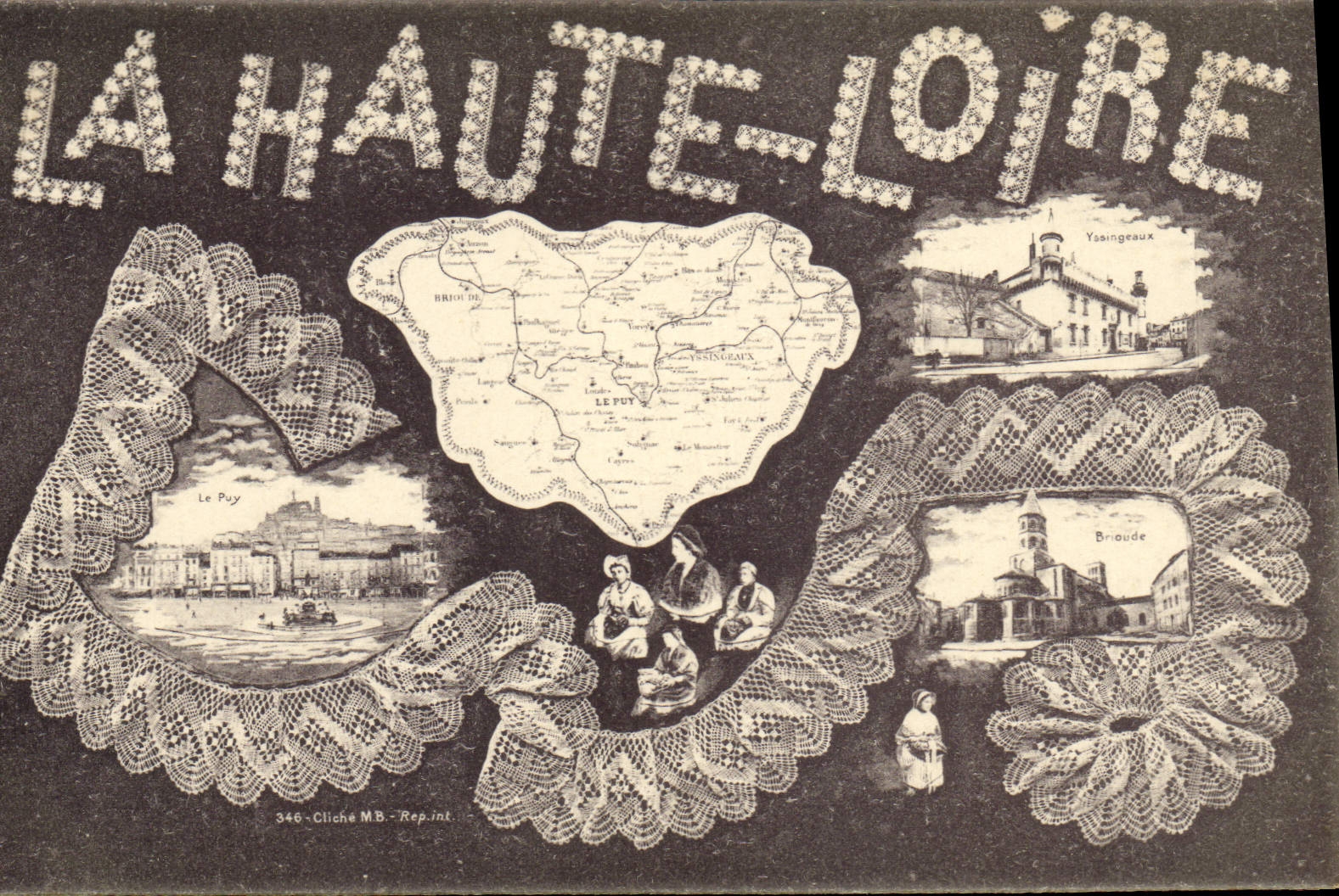 CPA Folklore Dentelle Dentelliere La Haute Loire 