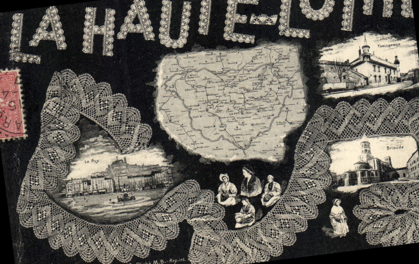 CPA Folklore Dentelle Dentelliere La Haute Loire