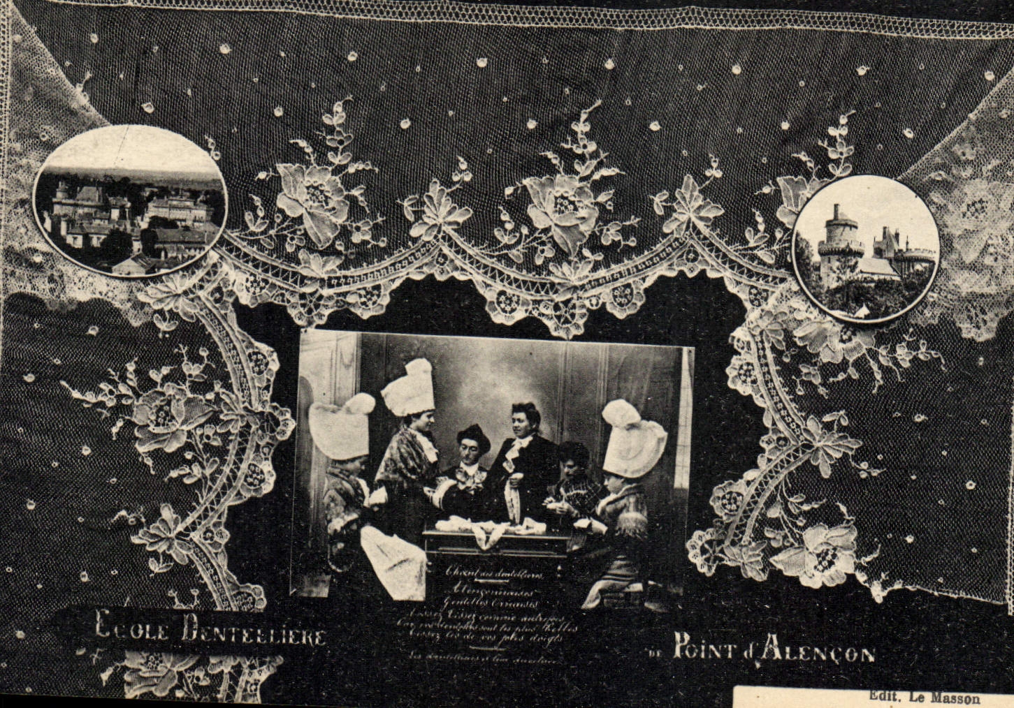 CPA Folklore Dentelle Dentelliere Point d'Alencon