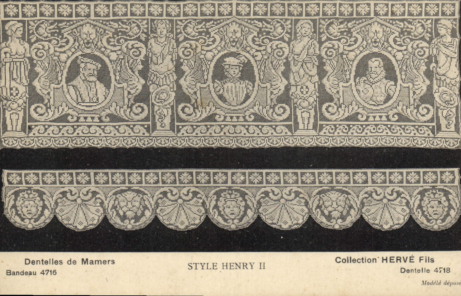 CPA Folklore Dentelle Dentelliere Dentelles de Mamers Style Henry II