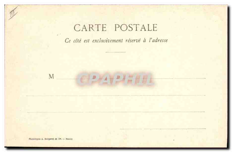 CPA Folklore Dentelle Dentelliere Point d'Angleterre — Verso