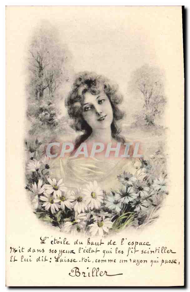 CPA Fantaisie Femme 