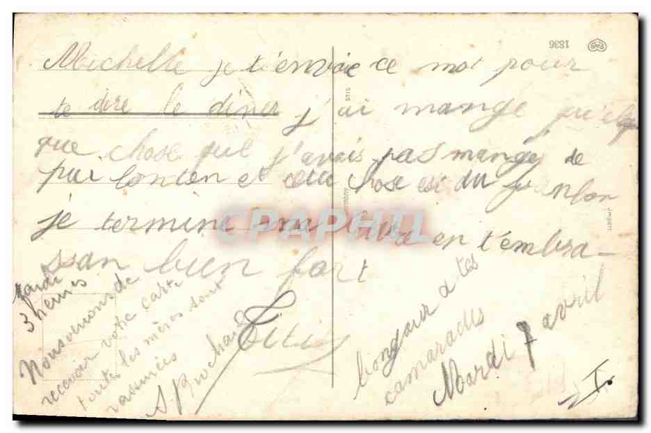 CPA Fantaisie Enfants  — Rückseite