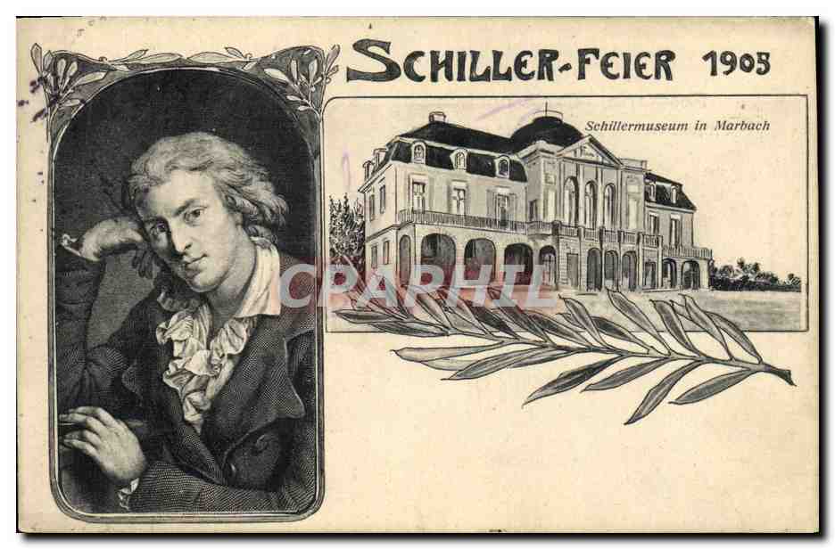 CPA Schiller Feier 1905 Marbach 
