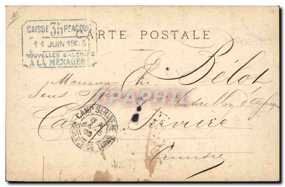 CPA Mounet Sully  — Verso