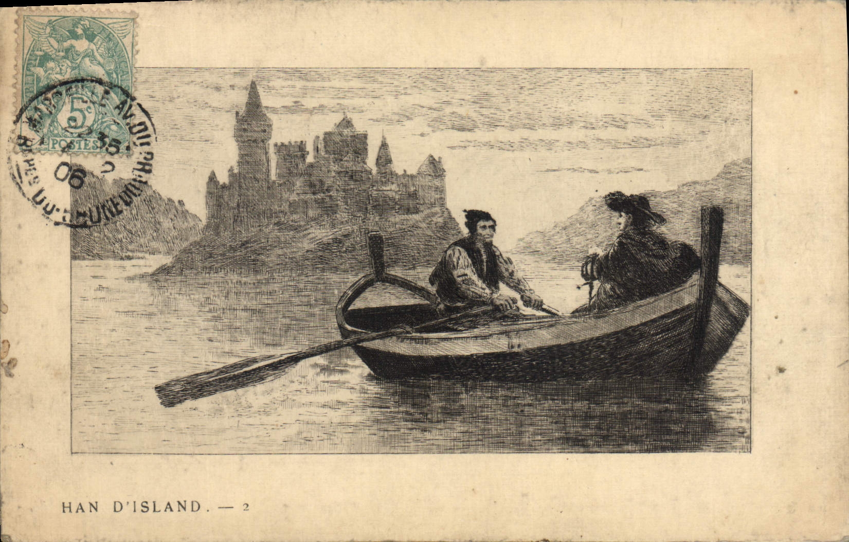CPA Han d'Island Victor Hugo 