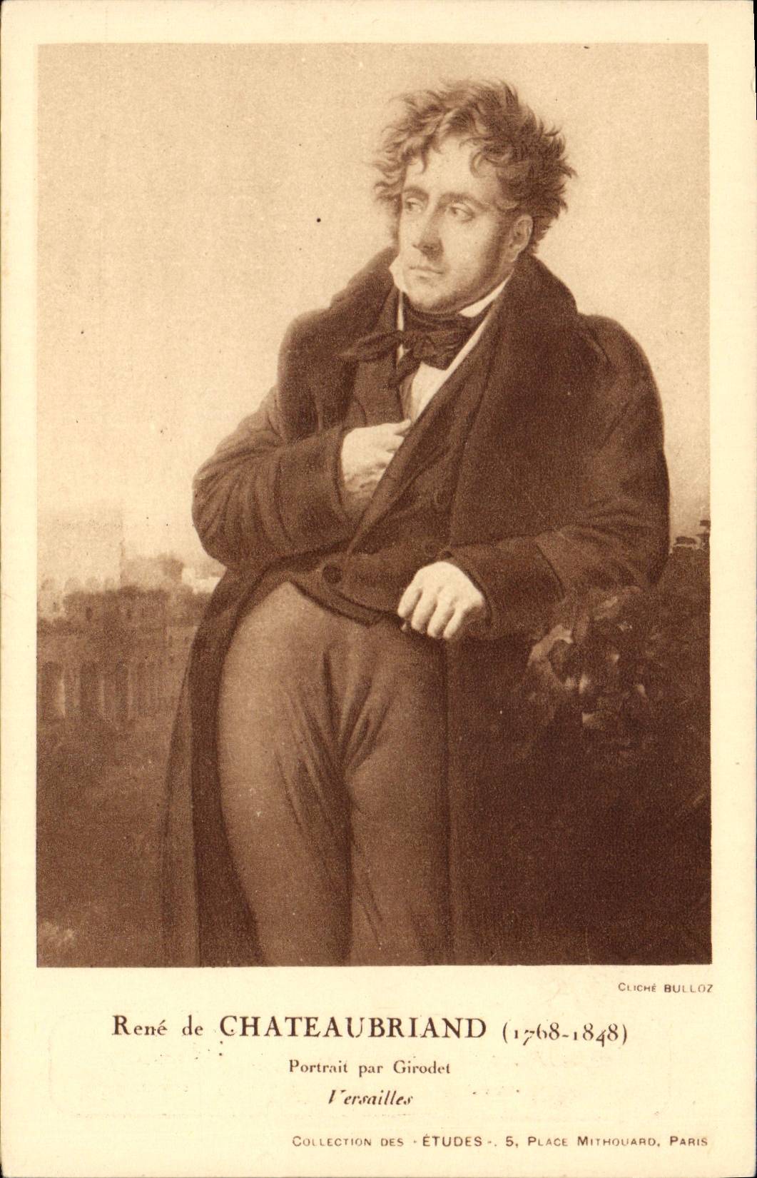 CPA Rene de Chateaubriand Versailles Girodet 