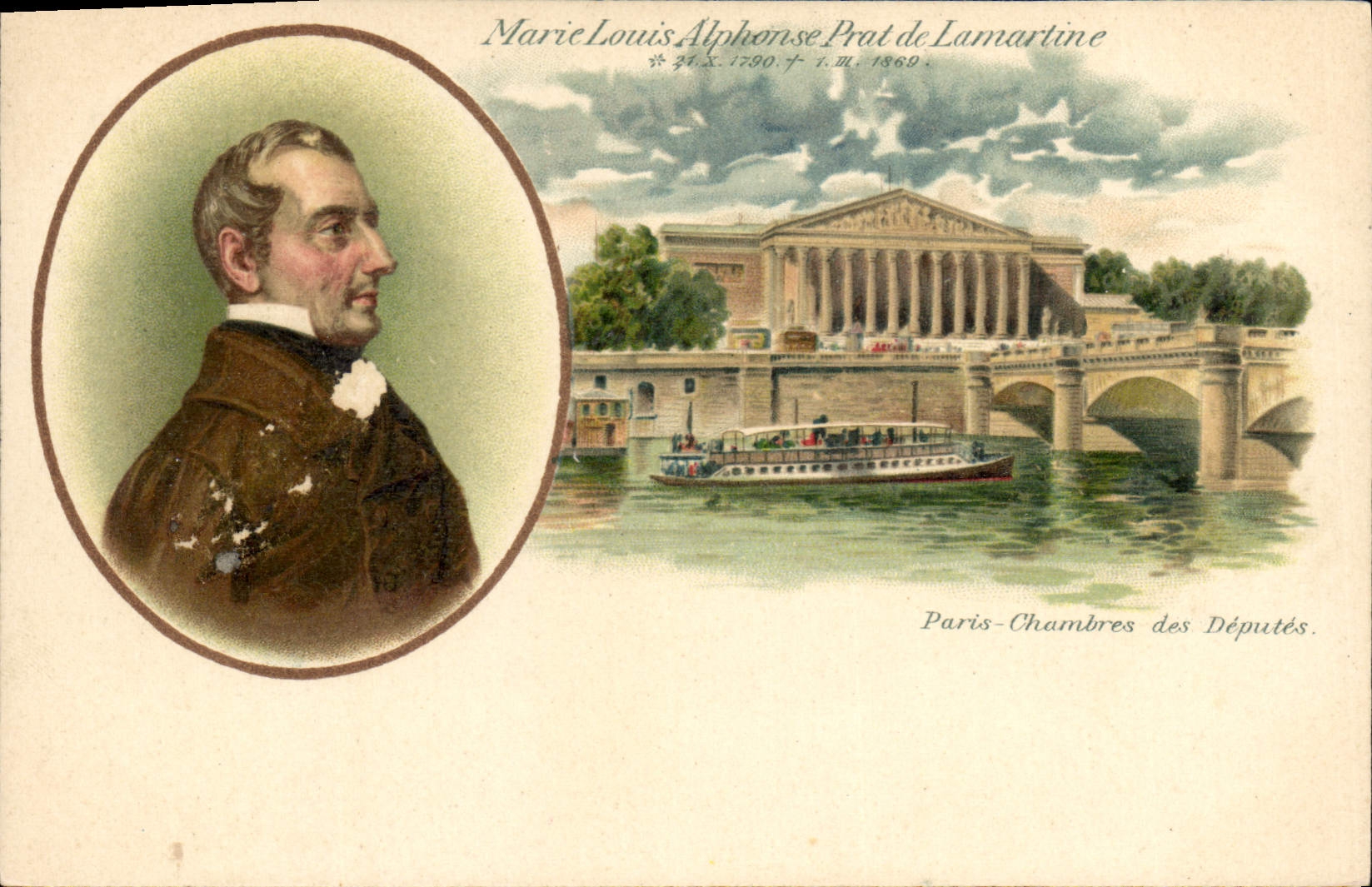 CPA Marie Louis Alphonse Prat de Lamartine Paris Chambre des Deputes