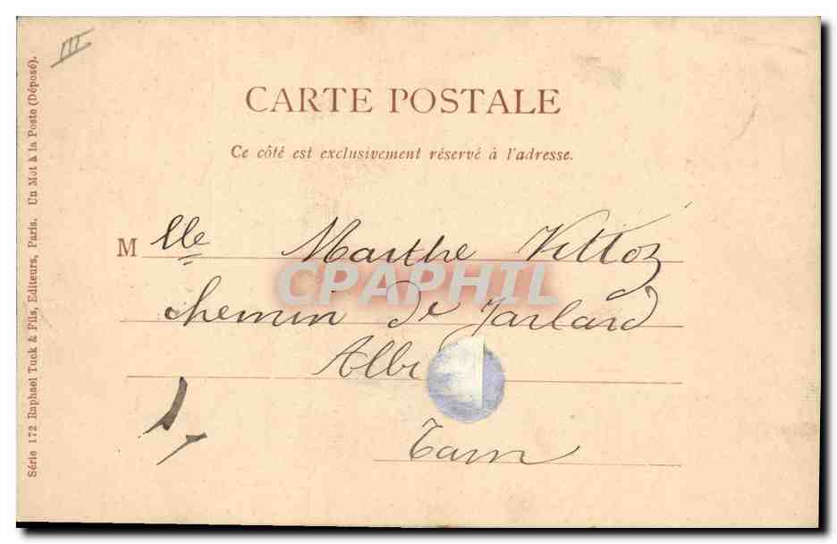 CPA Pierre Corneille  — Verso