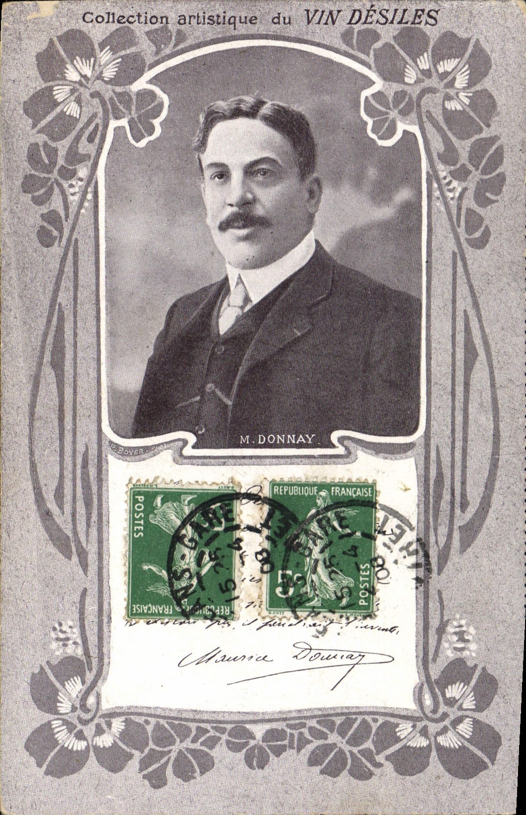 M. Donnay — Collection artistique du VIN DÉSILES — éditeur M. BONER