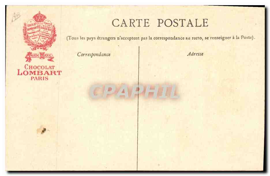 Hector Malot — Romancier 1830-1907 — Chocolat Lombart — Verso