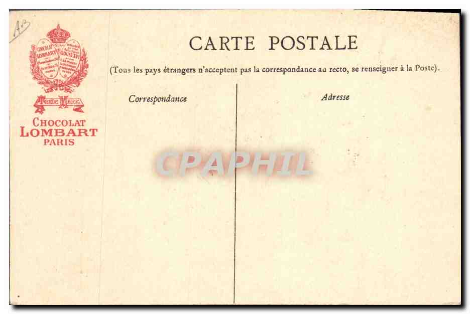 Hector Malot — Romancier 1830-1907 — Chocolat Lombart — Verso