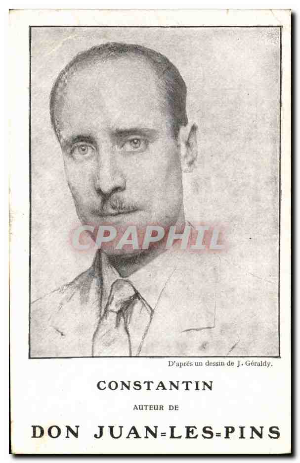 Constantin — Auteur de Don Juan-les-Pins — Librairie Plon