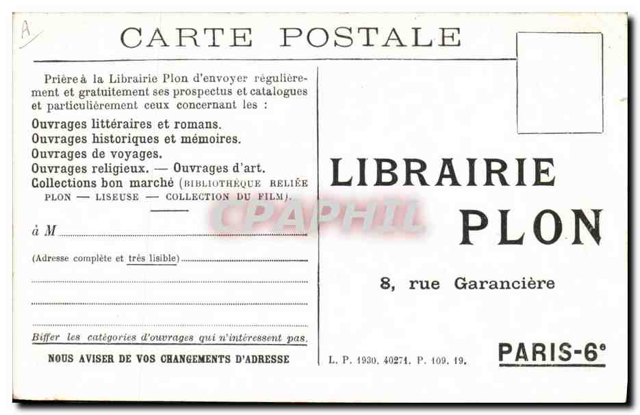 Constantin — Auteur de Don Juan-les-Pins — Librairie Plon — Verso