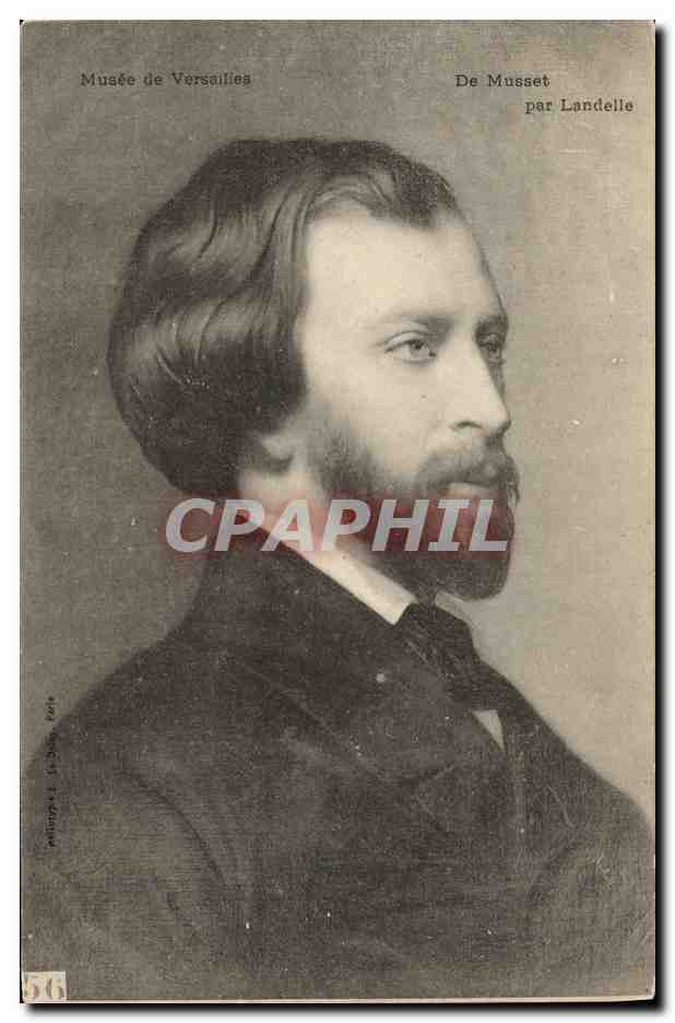 Portrait de De Musset — Musée de Versailles — par Landelle