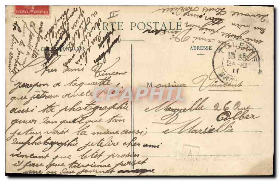 CPA Mme de Grignan de Sevigne  — Verso