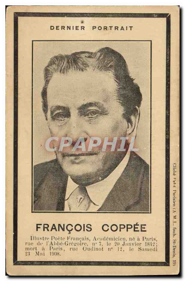 CPA Francois Copee poete 