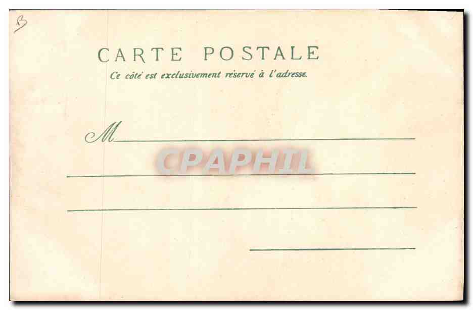 CPA Jean de Lafontaine  — Verso