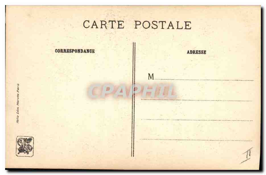 CPA Jean Jacques Rousseau  — Rückseite