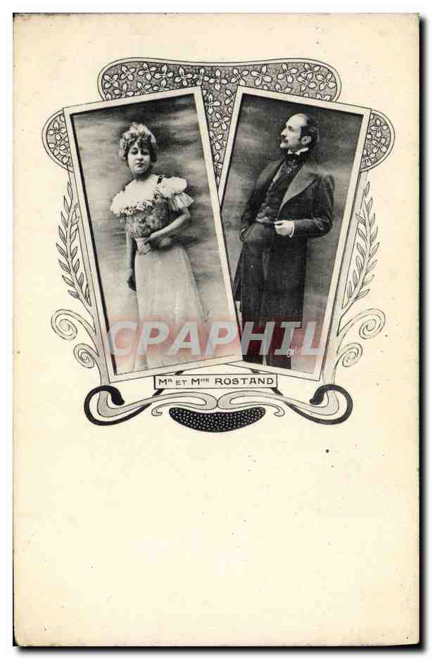 CPA Mr et Mme Rostand 