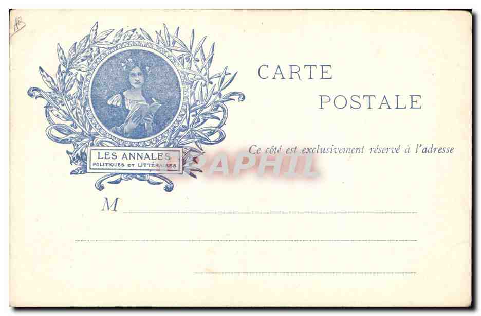 CPA Mr et Mme Rostand  — Verso