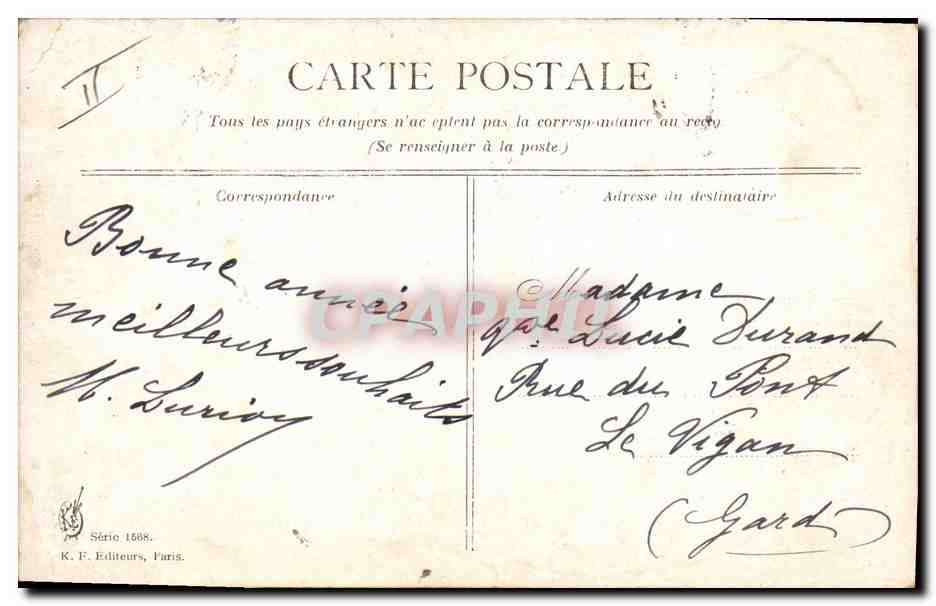 CPA Cheval Equitation Hippisme — Verso