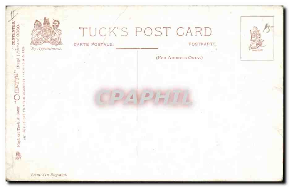 Paysage rural avec âne et moutons — Sydney Hayes — Tuck's Post Card — Reverso
