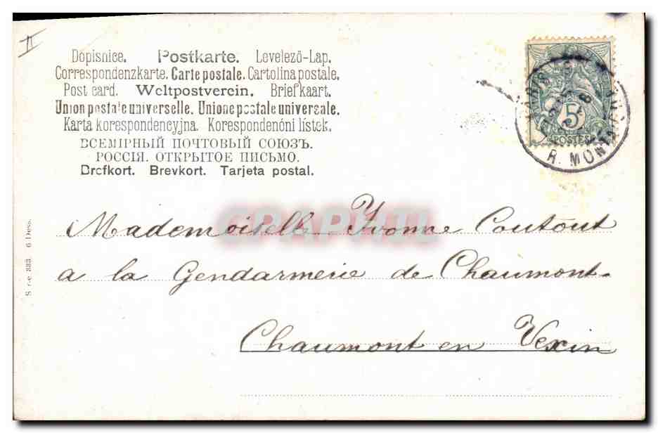 CPA Cheval Equitation Hippisme Chien Chat — Verso
